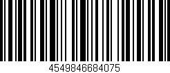 Código de barras (EAN, GTIN, SKU, ISBN): '4549846684075'