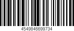 Código de barras (EAN, GTIN, SKU, ISBN): '4549846699734'