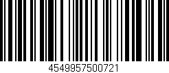 Código de barras (EAN, GTIN, SKU, ISBN): '4549957500721'