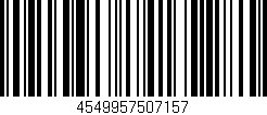 Código de barras (EAN, GTIN, SKU, ISBN): '4549957507157'