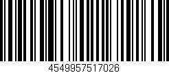 Código de barras (EAN, GTIN, SKU, ISBN): '4549957517026'