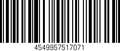 Código de barras (EAN, GTIN, SKU, ISBN): '4549957517071'