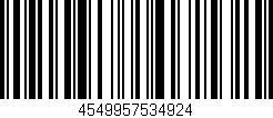 Código de barras (EAN, GTIN, SKU, ISBN): '4549957534924'