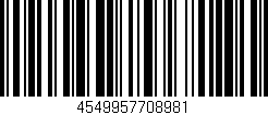 Código de barras (EAN, GTIN, SKU, ISBN): '4549957708981'