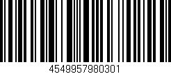 Código de barras (EAN, GTIN, SKU, ISBN): '4549957980301'