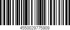 Código de barras (EAN, GTIN, SKU, ISBN): '4550029775909'