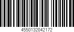 Código de barras (EAN, GTIN, SKU, ISBN): '4550132042172'
