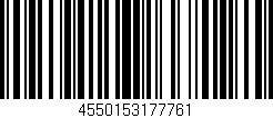 Código de barras (EAN, GTIN, SKU, ISBN): '4550153177761'