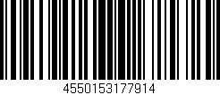 Código de barras (EAN, GTIN, SKU, ISBN): '4550153177914'