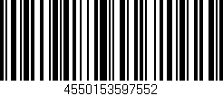 Código de barras (EAN, GTIN, SKU, ISBN): '4550153597552'