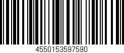 Código de barras (EAN, GTIN, SKU, ISBN): '4550153597590'