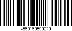 Código de barras (EAN, GTIN, SKU, ISBN): '4550153599273'