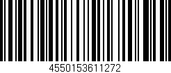 Código de barras (EAN, GTIN, SKU, ISBN): '4550153611272'