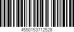 Código de barras (EAN, GTIN, SKU, ISBN): '4550153712528'