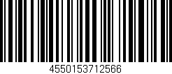Código de barras (EAN, GTIN, SKU, ISBN): '4550153712566'