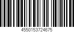 Código de barras (EAN, GTIN, SKU, ISBN): '4550153724675'