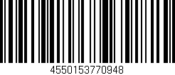 Código de barras (EAN, GTIN, SKU, ISBN): '4550153770948'