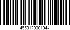 Código de barras (EAN, GTIN, SKU, ISBN): '4550170381844'
