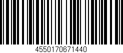 Código de barras (EAN, GTIN, SKU, ISBN): '4550170671440'