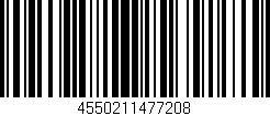 Código de barras (EAN, GTIN, SKU, ISBN): '4550211477208'