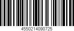 Código de barras (EAN, GTIN, SKU, ISBN): '4550214090725'
