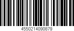 Código de barras (EAN, GTIN, SKU, ISBN): '4550214090879'
