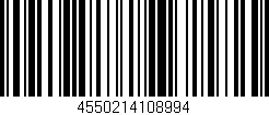 Código de barras (EAN, GTIN, SKU, ISBN): '4550214108994'