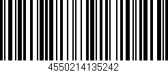 Código de barras (EAN, GTIN, SKU, ISBN): '4550214135242'