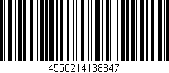 Código de barras (EAN, GTIN, SKU, ISBN): '4550214138847'