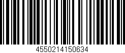 Código de barras (EAN, GTIN, SKU, ISBN): '4550214150634'
