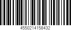 Código de barras (EAN, GTIN, SKU, ISBN): '4550214158432'