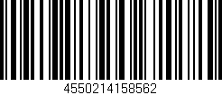 Código de barras (EAN, GTIN, SKU, ISBN): '4550214158562'