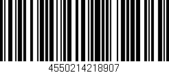 Código de barras (EAN, GTIN, SKU, ISBN): '4550214218907'