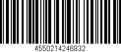 Código de barras (EAN, GTIN, SKU, ISBN): '4550214246832'