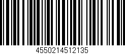 Código de barras (EAN, GTIN, SKU, ISBN): '4550214512135'