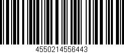 Código de barras (EAN, GTIN, SKU, ISBN): '4550214556443'