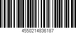 Código de barras (EAN, GTIN, SKU, ISBN): '4550214836187'