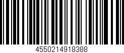 Código de barras (EAN, GTIN, SKU, ISBN): '4550214918388'