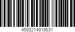 Código de barras (EAN, GTIN, SKU, ISBN): '4550214918531'