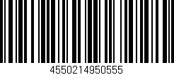 Código de barras (EAN, GTIN, SKU, ISBN): '4550214950555'