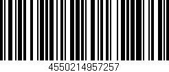 Código de barras (EAN, GTIN, SKU, ISBN): '4550214957257'