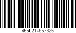 Código de barras (EAN, GTIN, SKU, ISBN): '4550214957325'