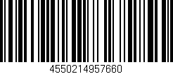 Código de barras (EAN, GTIN, SKU, ISBN): '4550214957660'