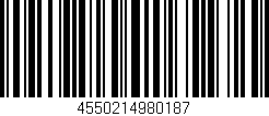 Código de barras (EAN, GTIN, SKU, ISBN): '4550214980187'