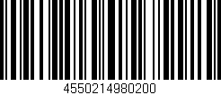 Código de barras (EAN, GTIN, SKU, ISBN): '4550214980200'