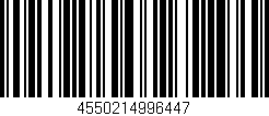 Código de barras (EAN, GTIN, SKU, ISBN): '4550214996447'