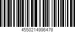 Código de barras (EAN, GTIN, SKU, ISBN): '4550214996478'