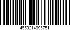 Código de barras (EAN, GTIN, SKU, ISBN): '4550214996751'