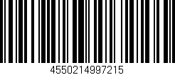 Código de barras (EAN, GTIN, SKU, ISBN): '4550214997215'