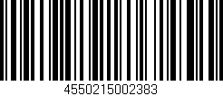 Código de barras (EAN, GTIN, SKU, ISBN): '4550215002383'